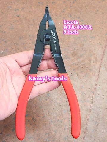 Kìm mở phe miệng dẹp xe hơi ô tô 8 inch 200mm Licota ATA-0308A