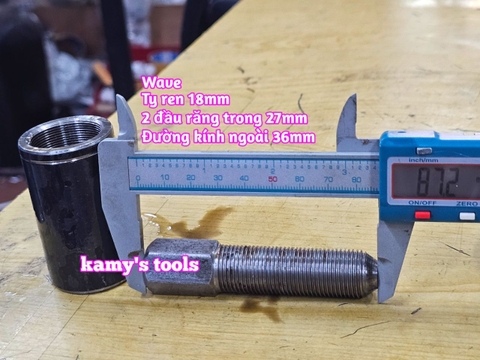 Cảo Vô Lăng Xe Wave 2 đầu răng trong 27mm kamytools