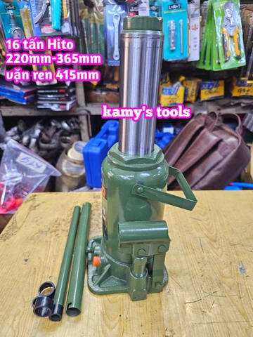 Kích con đội thủy lực 16 tấn HITO 220mm-365mm, kích thủy lực 16 tấn