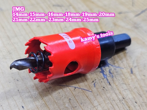 Mũi khoét lỗ kim loại JMG 14mm 15mm 16mm 18mm 19mm 20mm 21mm 22mm 23mm 24mm 25mm