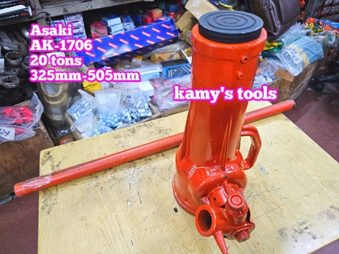 Kích con đội răng cơ khí 20 tấn cao 325mm-505mm Asaki AK-1706