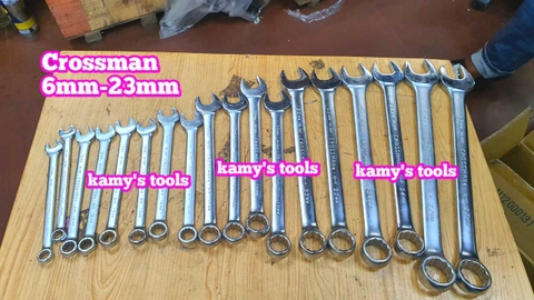 Cờ Lê Vòng Miệng Crossman 6mm 7mm 8mm 9mm 10mm 11 mm 12mm 13mm 14mm 15mm 16mm 17mm 18mm 19mm 20mm 21mm 23mm