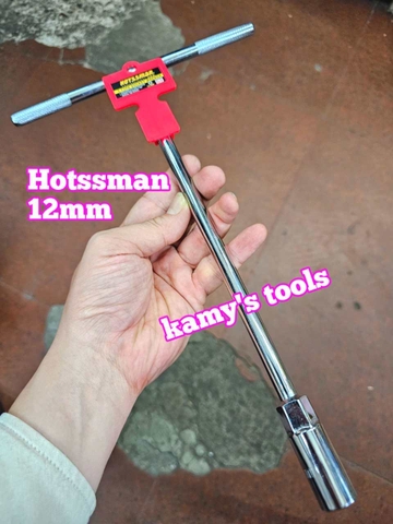 Cần tuýp chữ T lục giác Hotssman lọt lòng 21mm cỡ 8mm 10mm 12mm 13mm 14mm