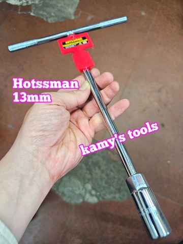 Cần tuýp chữ T lục giác Hotssman lọt lòng 21mm cỡ 8mm 10mm 12mm 13mm 14mm