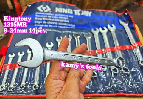Bộ cờ lê vòng miệng 8-24mm 14 cây Kingtony 1215MR