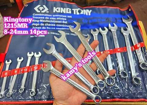 Bộ cờ lê vòng miệng 8-24mm 14 cây Kingtony 1215MR