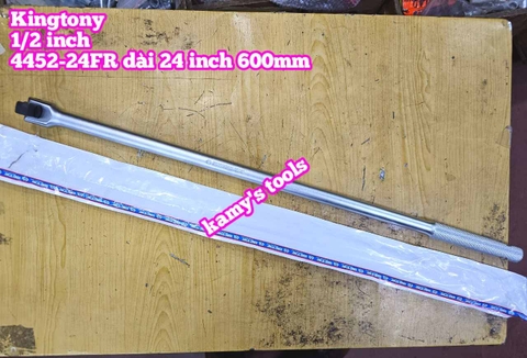 Cần siết đầu lắc léo 1/2 inch kingtony dài 24 inch 600mm model 4452-24FR