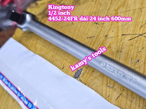 Cần siết đầu lắc léo 1/2 inch kingtony dài 24 inch 600mm model 4452-24FR