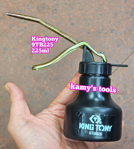Bình châm nhớt nhựa Kingtony 225ml model 9TB225, bình xịt dầu nhớt bơm nhớt
