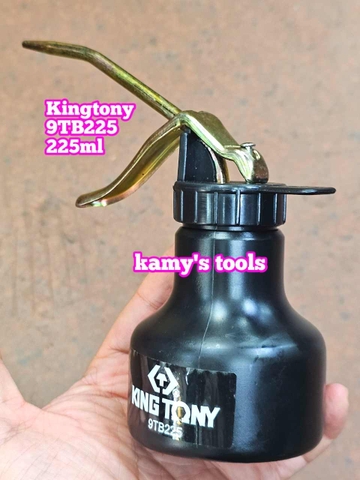 Bình châm nhớt nhựa Kingtony 225ml model 9TB225, bình xịt dầu nhớt bơm nhớt