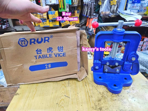 Ê tô kẹp ống số 2 Rur kẹp ống 12-80mm (ê tô kẹp ống, bàn kẹp ống)