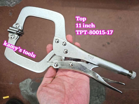 Kìm bấm chết mỏ kẹp hàn chữ C càng cua Top 11 inch 280mm TPT-30015-11