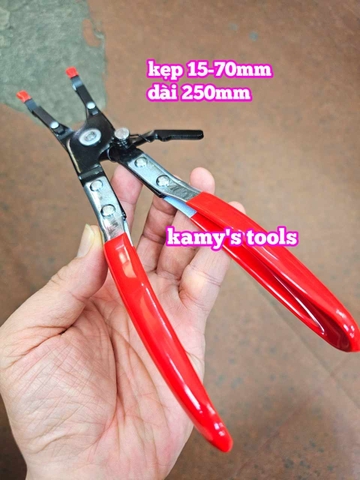 Kìm kẹp hàn giữ cố định 2 dây điện trong khi hàn xe hơi ô tô Wetools 90401 kẹp 15mm-70mm