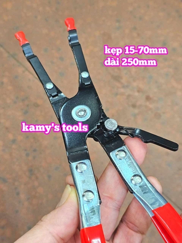 Kìm kẹp hàn giữ cố định 2 dây điện trong khi hàn xe hơi ô tô Wetools 90401 kẹp 15mm-70mm