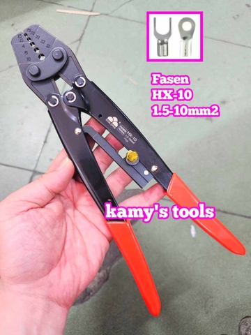 Kìm bấm cos Fasen HX-10 dài 270mm 1.5-10mm2