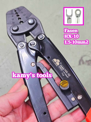 Kìm bấm cos Fasen HX-10 dài 270mm 1.5-10mm2