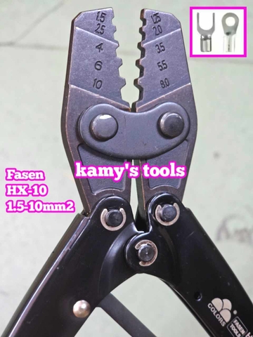 Kìm bấm cos Fasen HX-10 dài 270mm 1.5-10mm2
