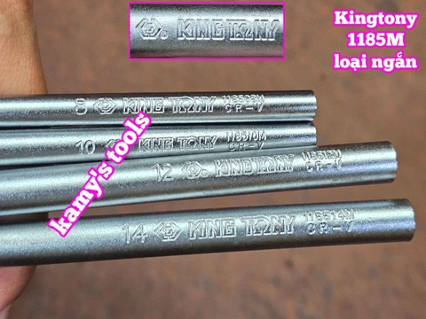 Cần tuýp chữ T đầu ngắn Kingtony 8mm 9mm 10mm 12mm 14mm 17mm 19mm 118508M 118509M 118510M 118512M 118513M 118514M 118517M 118519M