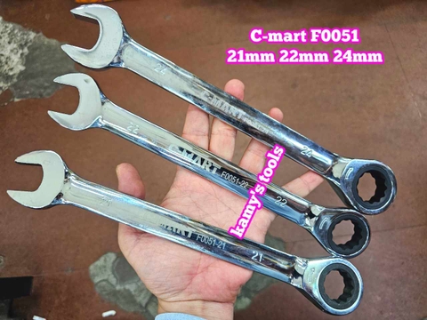 Cờ lê vòng miệng tự động C-mart 21mm 22mm 24mm F0051-21 F0051-22 F0051-24