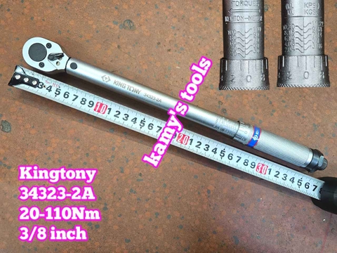 Cần Siết Lực Kingtony 34323-2a 20-110Nm Đầu Vuông 3/8, Cần Xiết Lực, Cần Chỉnh Lực