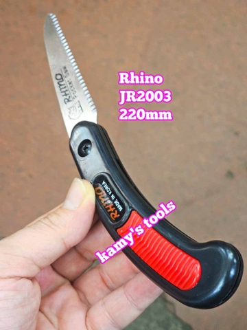 Cưa gỗ xếp cầm tay nhỏ gập gọn Rhino JR2003 Hàn Quốc dài 220mm