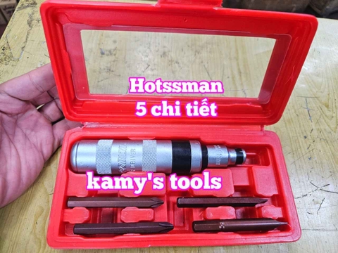 Bộ tua vít đóng tự động Hotssman 5 chi tiết