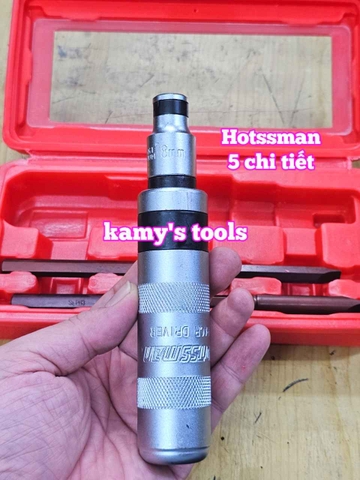 Bộ tua vít đóng tự động Hotssman 5 chi tiết