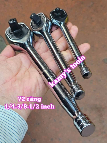 Cần tuýp tự động đảo chiều 1/4 inch 3/8 inch 1/2 inch 72 răng cao cấp TGT KING Wetools