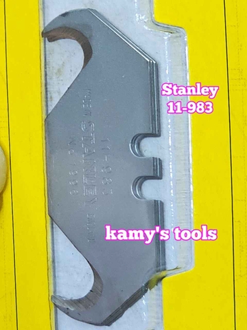 Lưỡi dao rọc cáp cong Stanley model 11-983 (1 vĩ/5 lưỡi)