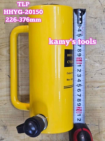 Kích thủy lực TLP 20 tấn hành trình 150mm HHYG-20150 cao 226-376mm