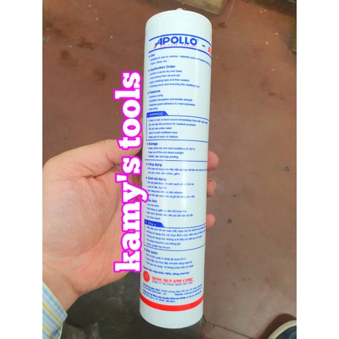 Keo silicon Apollo A300 và súng bắn silicon