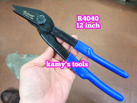 R4040 Kéo cắt đai sắt thép Rur 12 inch 300mm cắt đai sắt 20mm dày 1.2mm trở lại
