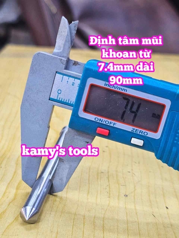 Mũi định tâm cho mũi khoan từ 7.4mm (8mm) dài 90mm