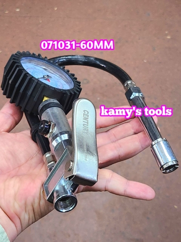 Dụng cụ bơm hơi lốp xe gắn máy ô tô khí nén dạng thẳng Century 071031-60MM