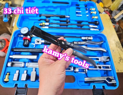 Dụng cụ cảo vam tháo lò xo xupap thay phớt ghít trực tiếp 33 chi tiết kamytools VSCR-33