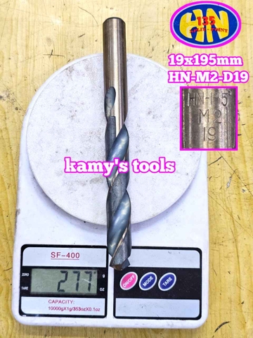 Mũi khoan sắt inox Hoàng Nam 135 độ M2 cỡ 19mm 19.5mm 20mm
