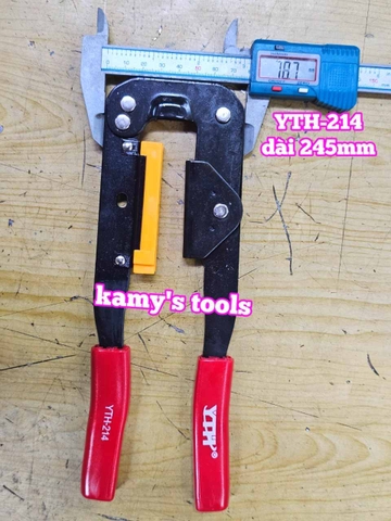 Kìm bấm cáp dây bẹ cáp đầu dẹt đầu nối IDC FC model YTH-214 dài 9.5 inch 245mm