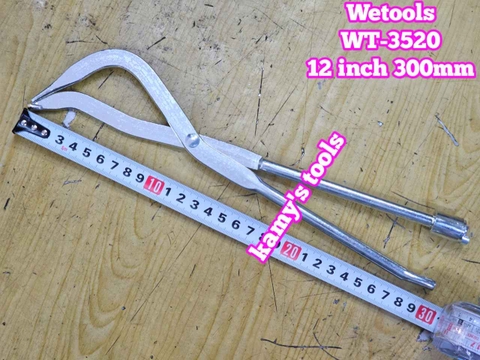 Kìm tháo và lắp móc lò xo bố thắng xe hơi ô tô 12 inch 300mm Wetools WT-3520
