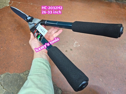 Kéo cắt tỉa hàng rào cán có tăng đơ kéo dài ngắn 26-33 inch Top HC-2032H2
