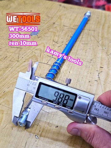 Dây bơm mỡ bò có lò xo chịu áp lực cao dài 300mm 10000psi Wetools WT-56501