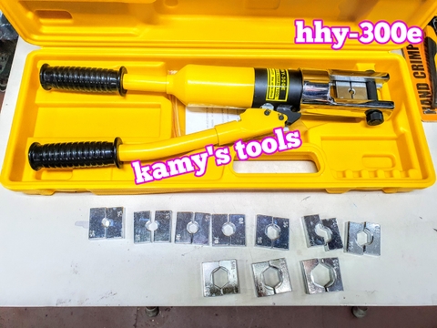 Kìm ép cos thủy lực HHY-300E TLP ép lục giác 11 tấn 16-300mm2