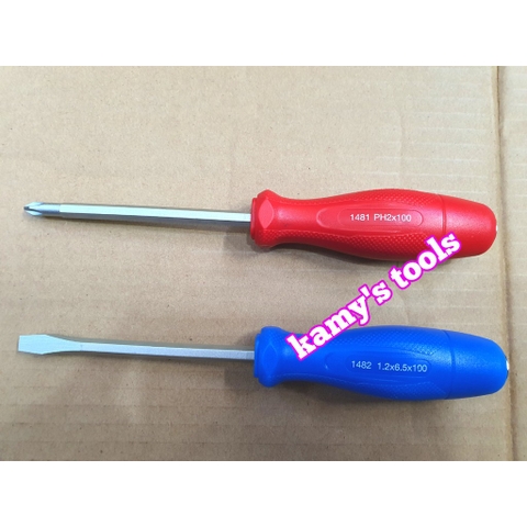 Tua vít đóng bake dẹp kingtony 6mm PH2 dài 100mm model 14810204 và 14826504 bán lẻ từng cái