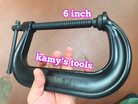 Cảo chữ C 6 inch 150mm Crossman model 68-626 thép đúc