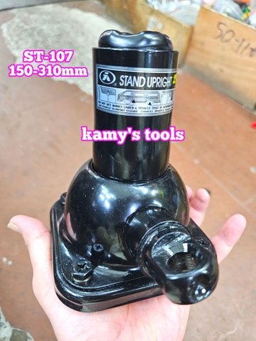 ST-107 Bộ kích quay tay 3 khúc con đội nâng gầm xe ô tô Toyota Innova, Fortuner, SUV, bán tải Stand Upright 150-310mm