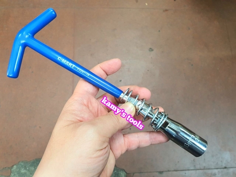 Tay mở bugi 16mm đầu bẻ C-mart model F0297-16