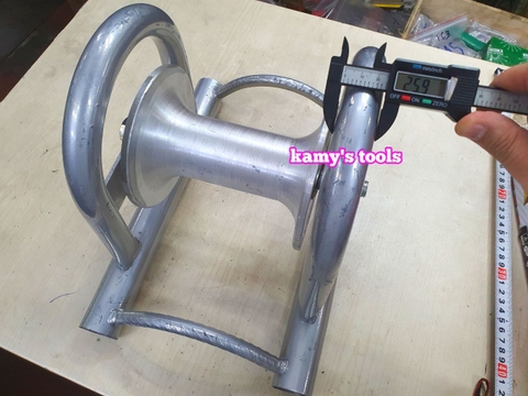 Con lăn kéo cáp điện loại đơn có quai hàng nhập khẩu loại dày cao cấp con lăn nhôm kamytools