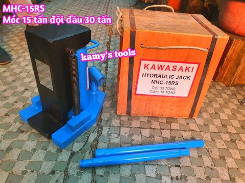 Đội móc 15 tấn đội đầu 30 tấn kích móc MHC-15RS Kawasaki kích chân 15 tấn