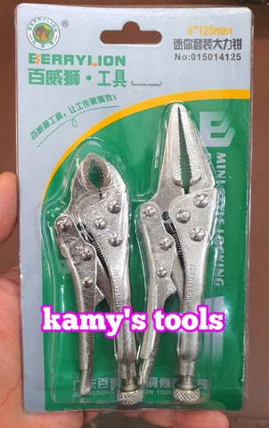 Bộ 2 cây kìm bấm chết mini 105mm và 125mm model 015014125 Berrylion