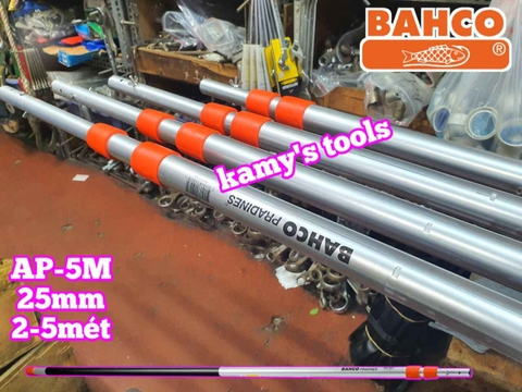 Cây sào rút nhôm kéo giật cành cây trên cao 3 khúc 3 mét (3m) 5 mét (5m) Bahco AP-3M AP-5M
