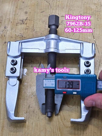 Cảo 2 chấu chữ H trượt Kingtony 7962B-35 mở trong 60-125mm